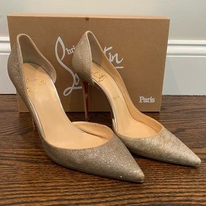 Christian Louboutin | IRIZA 100 GLITTER MINI/SPECCHIO, Sz 9